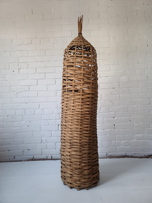 Large Woven Splint Eel Trap