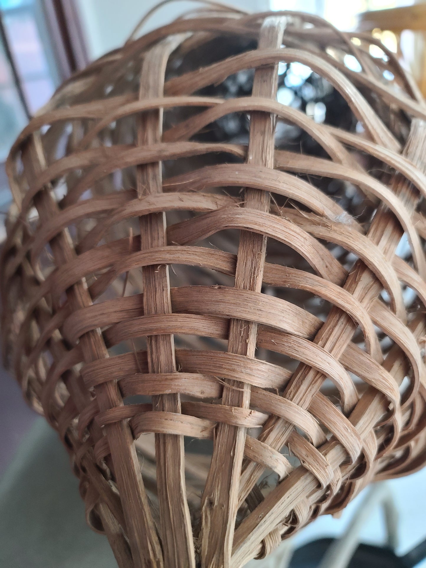 Large Woven Splint Eel Trap