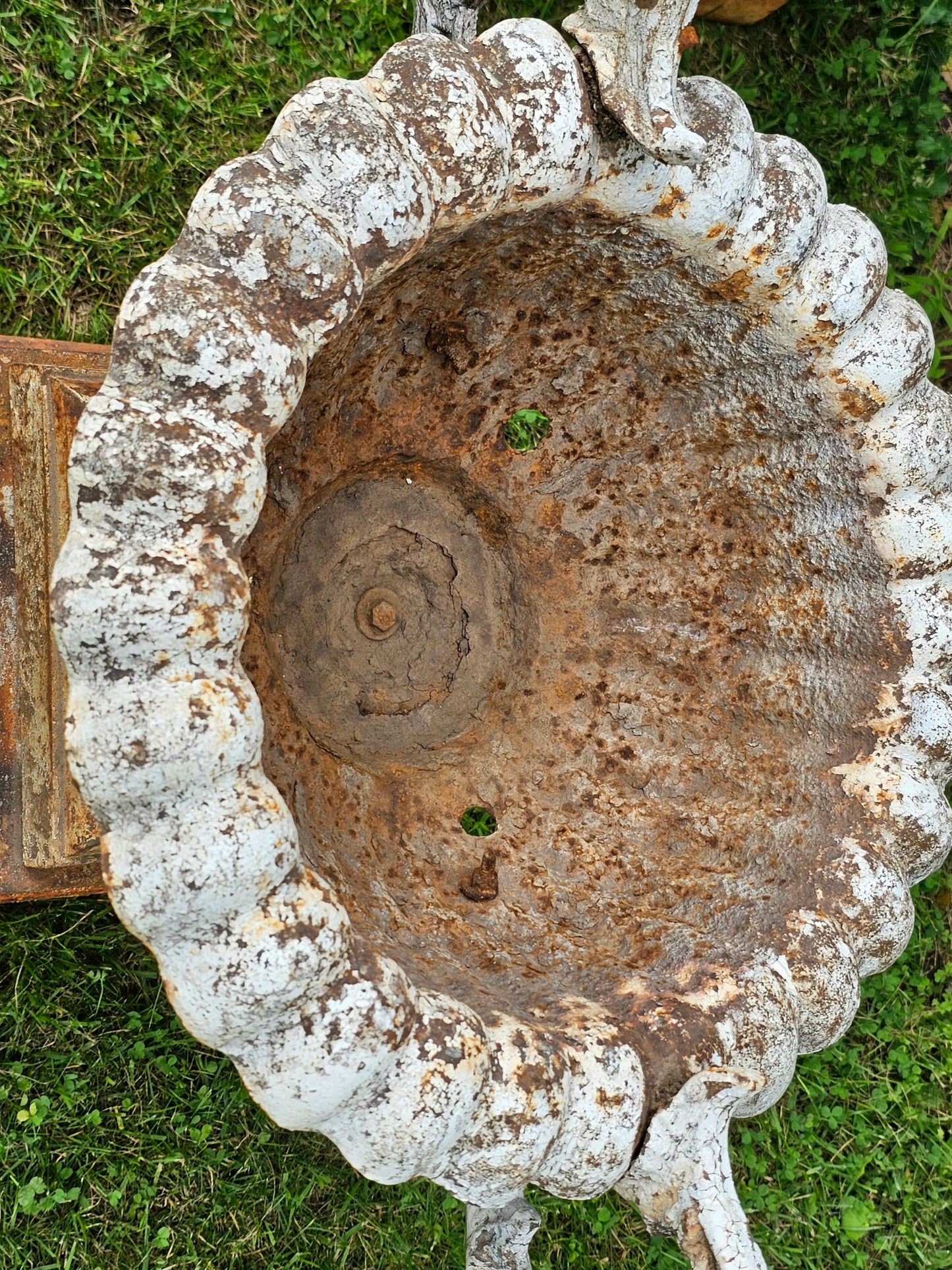 Cast Iron Victorian Garden Urns - A Pair