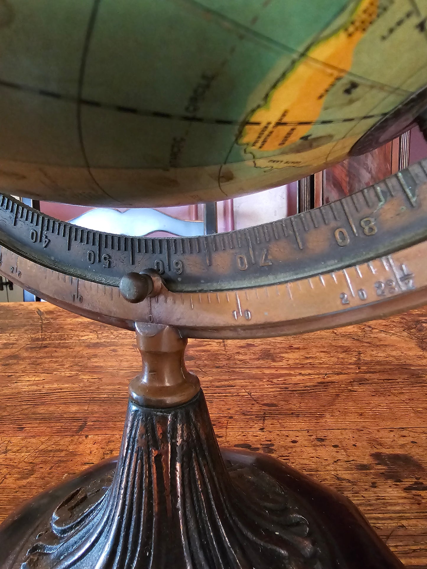 12" Art Nouveau Webber Costello Globe