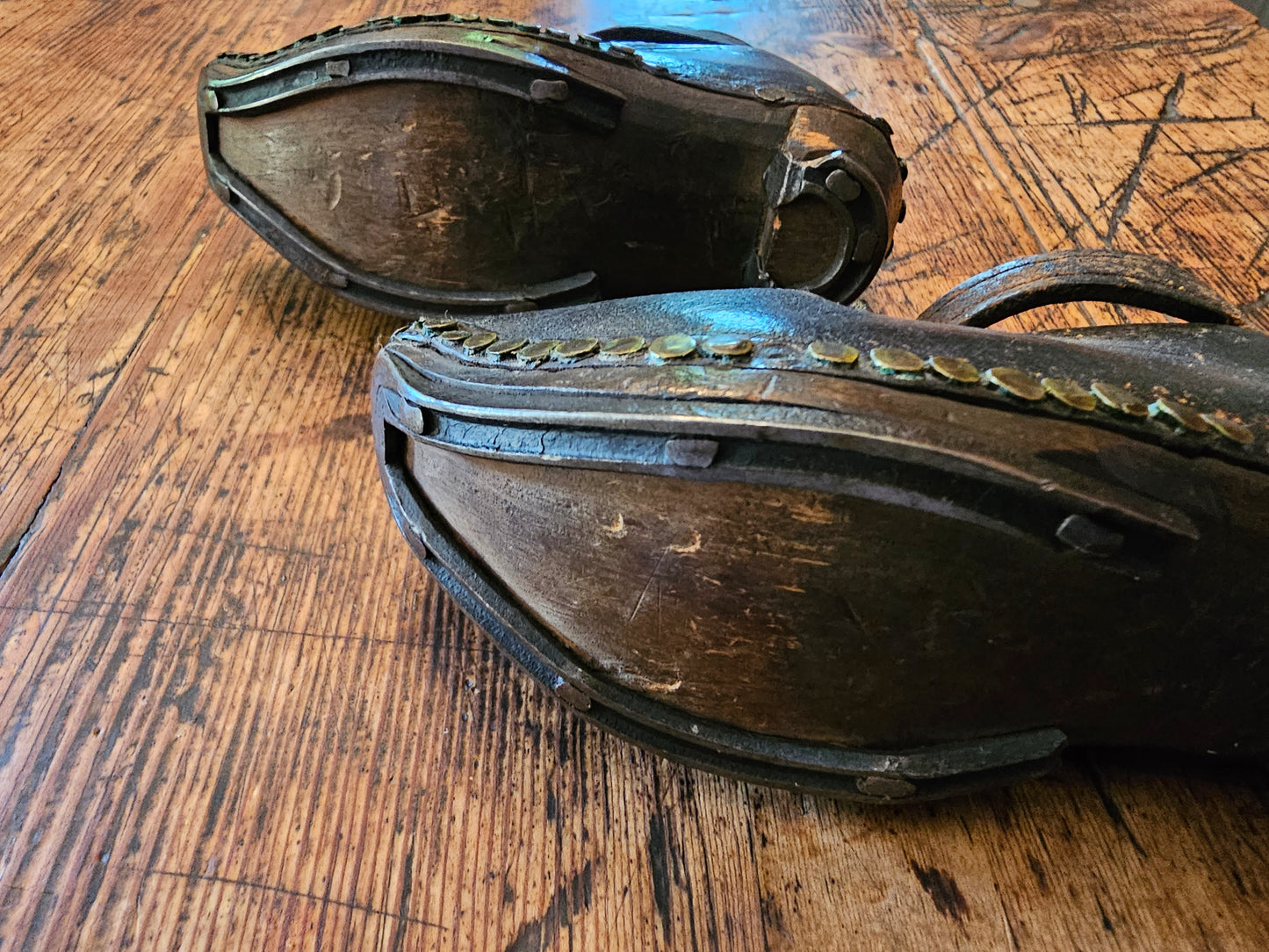 Pair Of Childs Lancashire Shoes