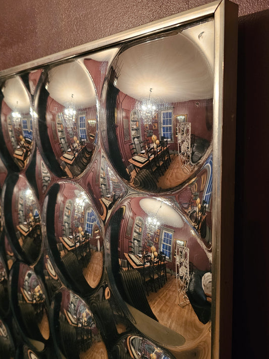 Large 1970s Bubble Mirror by Turner Wall Art