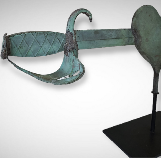 Heart And Sword Weathervane