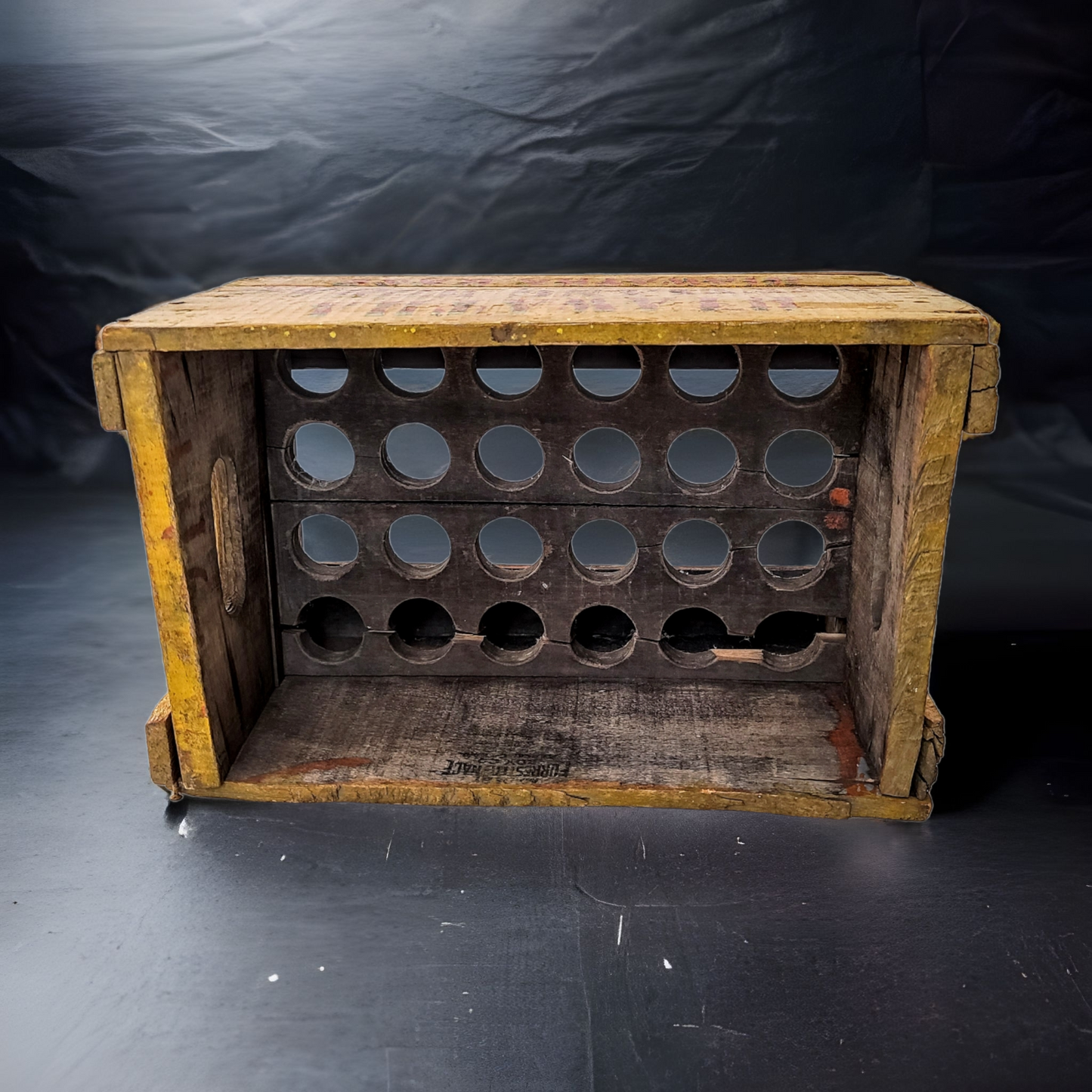 Early Wooden Hiawatha Bottling Crate