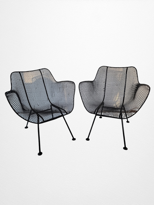 Russel Woodard Sculptura Arm Chairs - A Pair