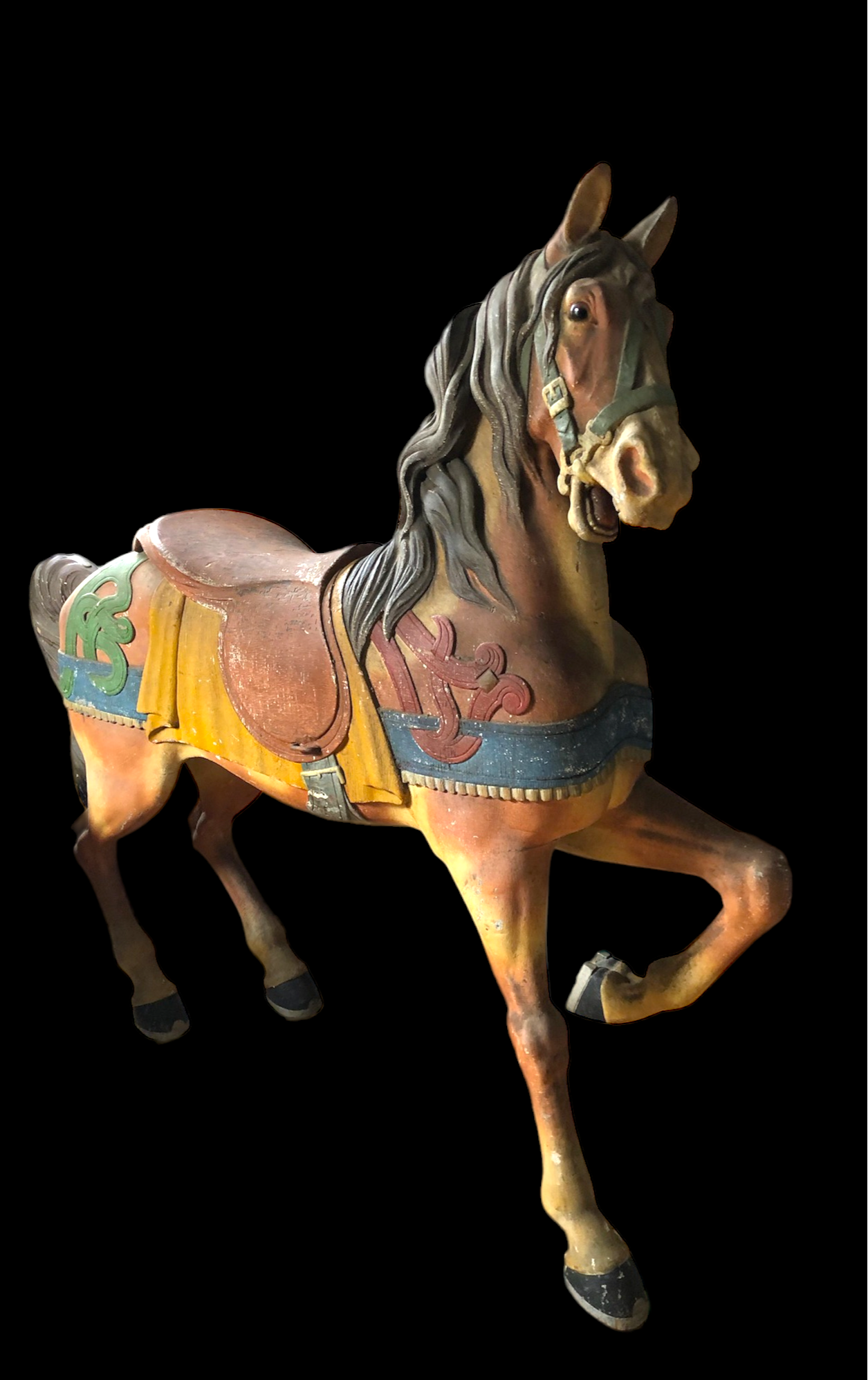 Dentzel Carousel Horse In Original Paint