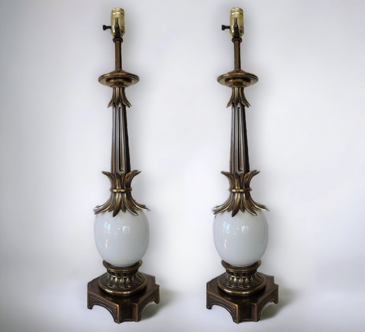 Stiffel Ostrich Egg Lamp