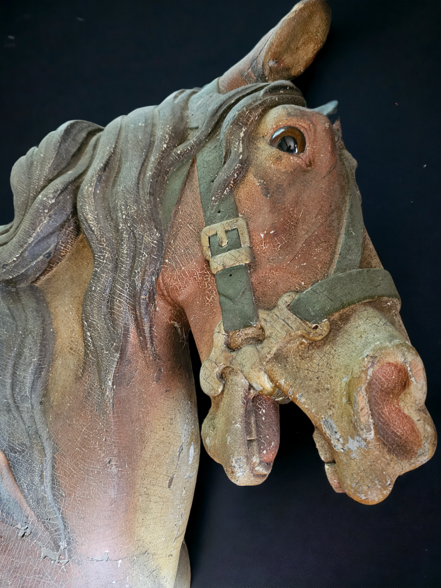 Dentzel Carousel Horse In Original Paint