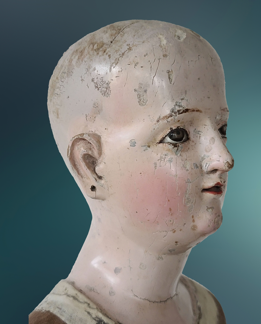 18th Century French Santos Cage Doll Figure