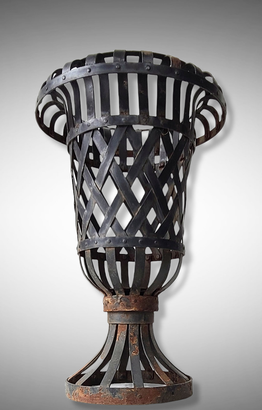Iron Strap Urn