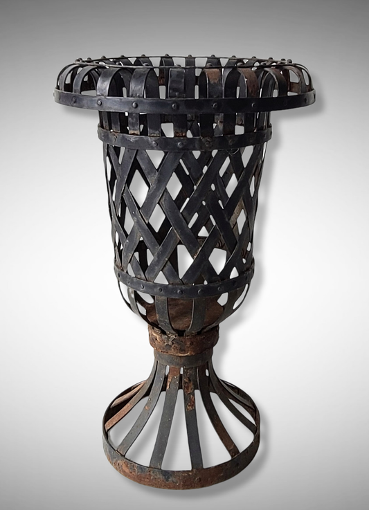 Iron Strap Urn