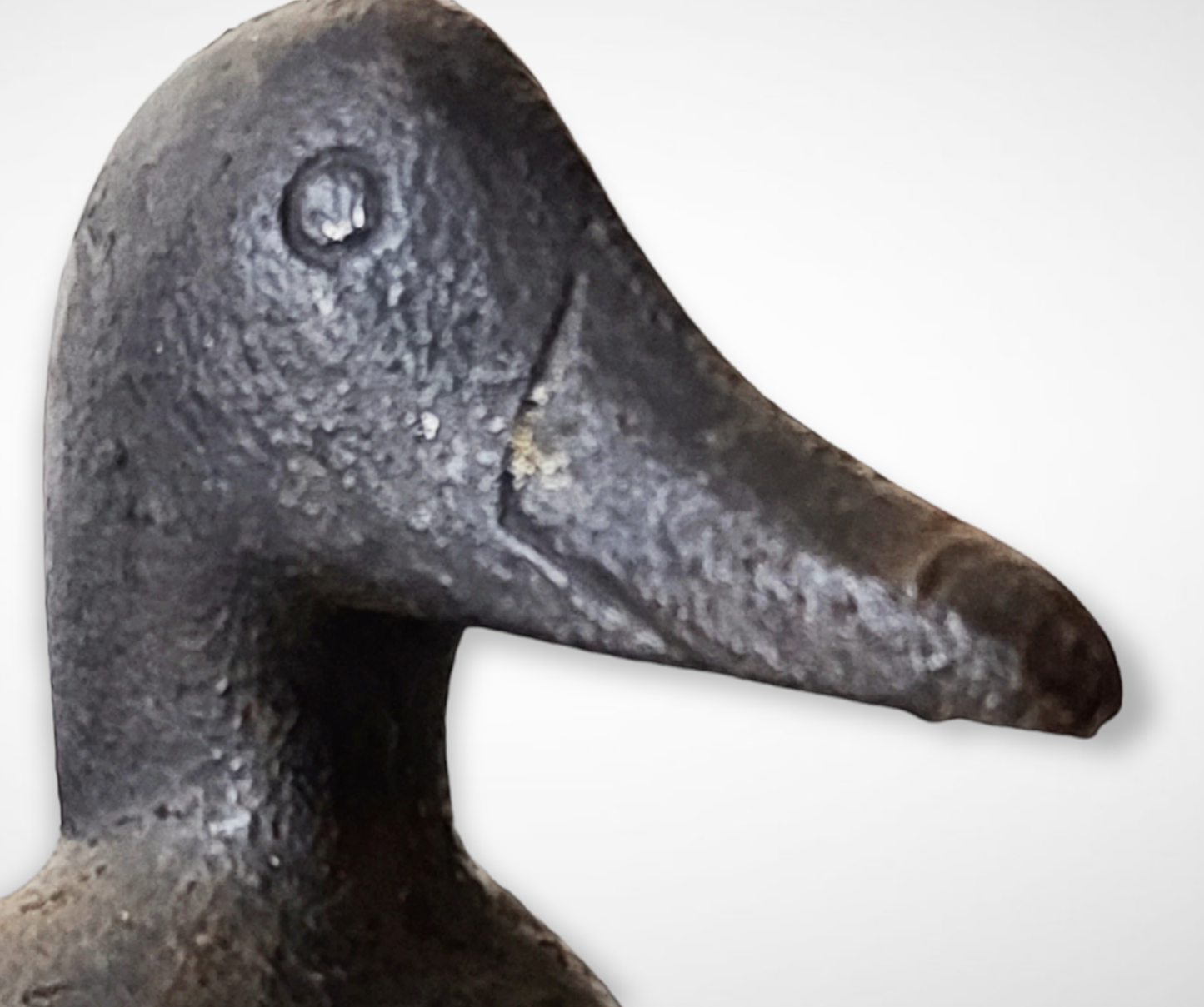 Cast Iron Duck Andirons