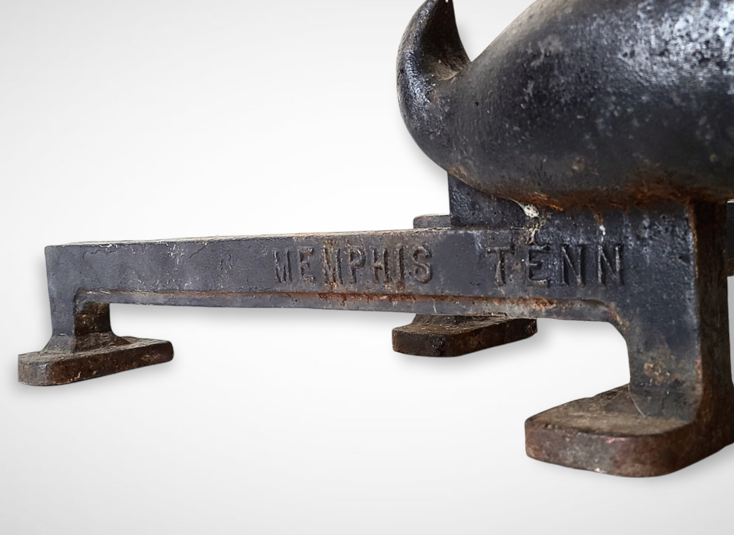 Cast Iron Duck Andirons