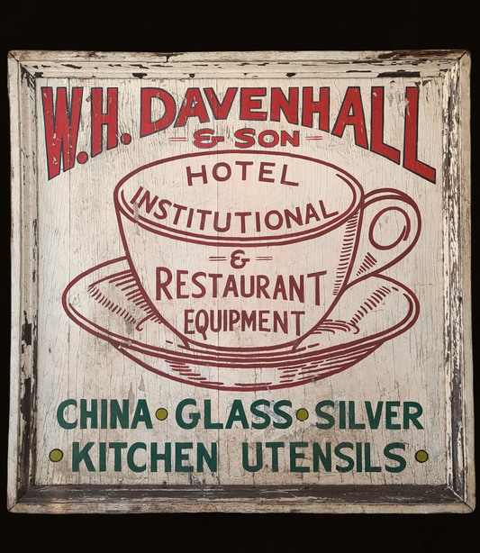 Large Restaurant Supply Sign