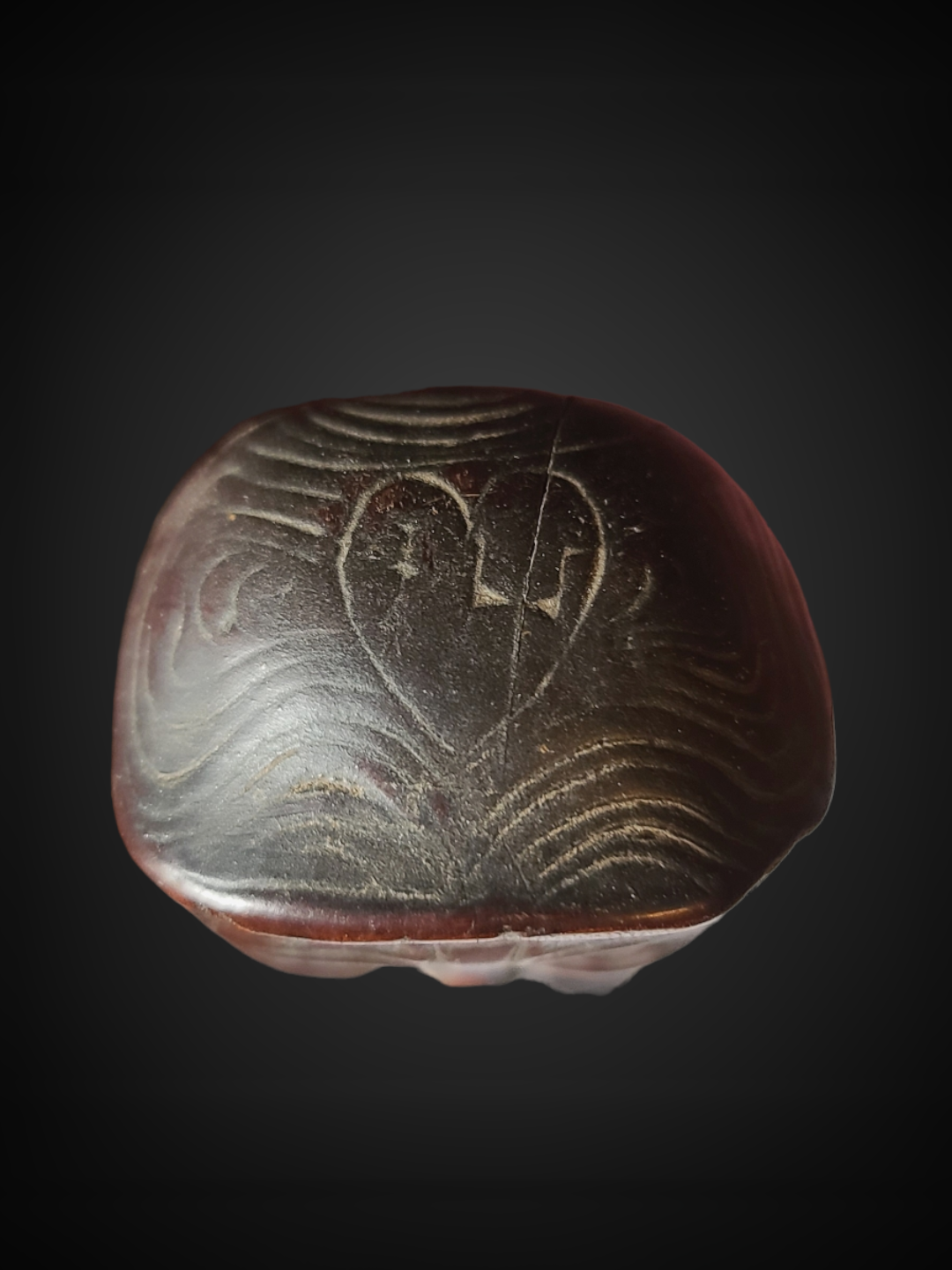 Century Carved Folk Art Portrait Cane