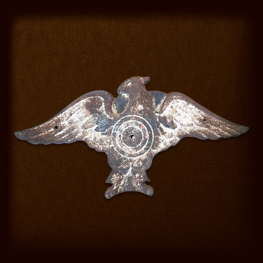 A Cast Iron Spread Wing Eagle Shooting Gallery Target