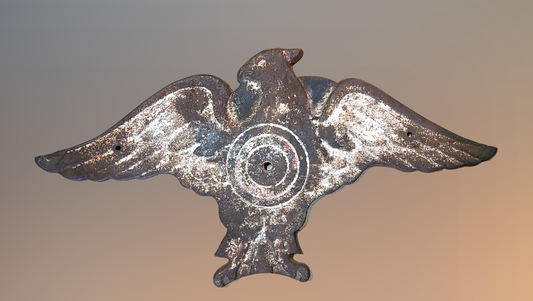 A Cast Iron Spread Wing Eagle Shooting Gallery Target
