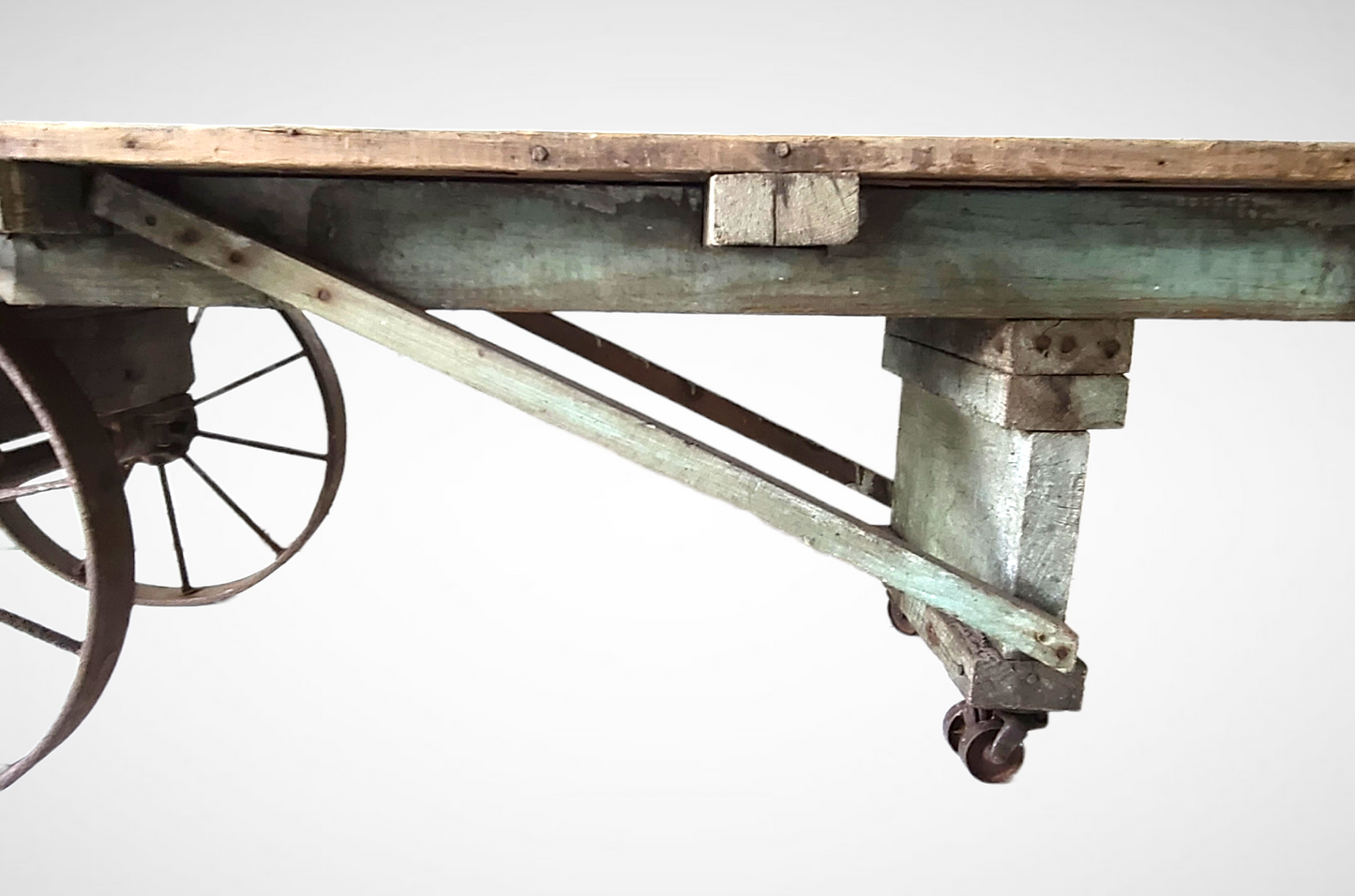 Antique Train Station Baggage Cart