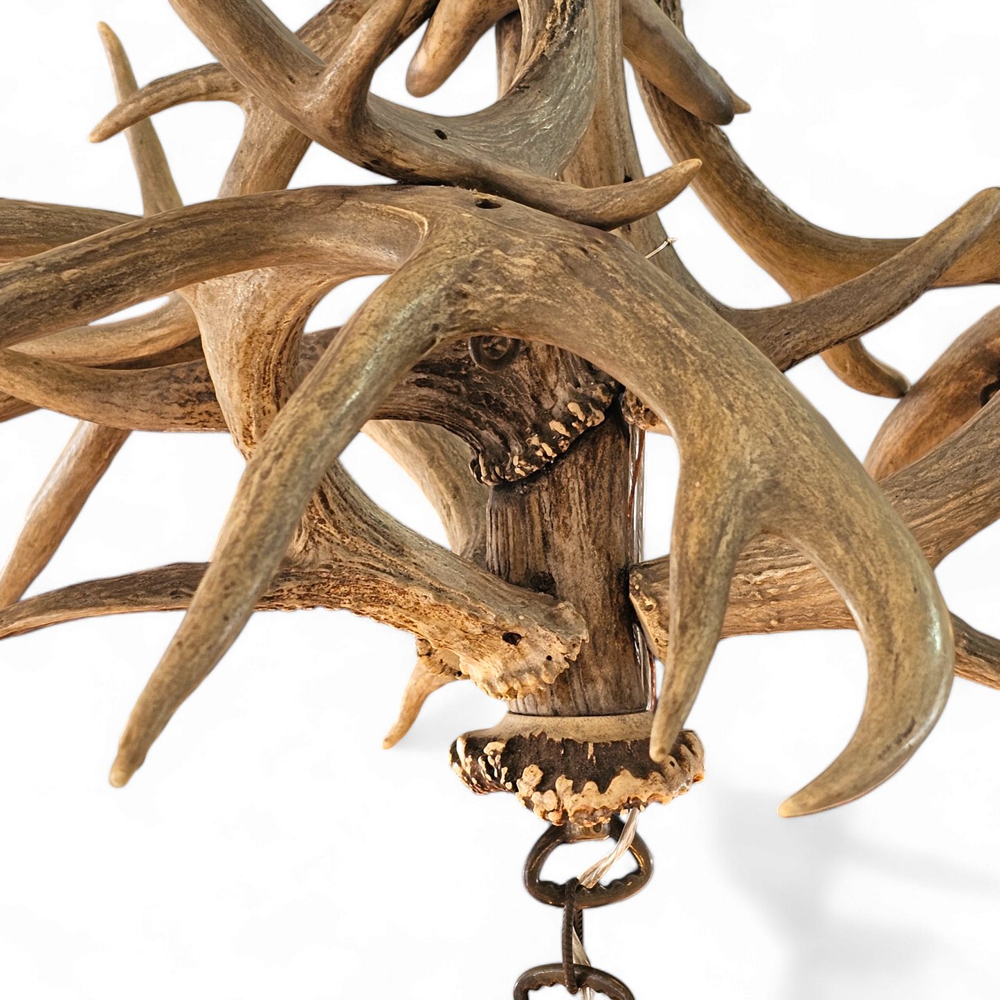 Antique Antler Chandelier Light Fixture