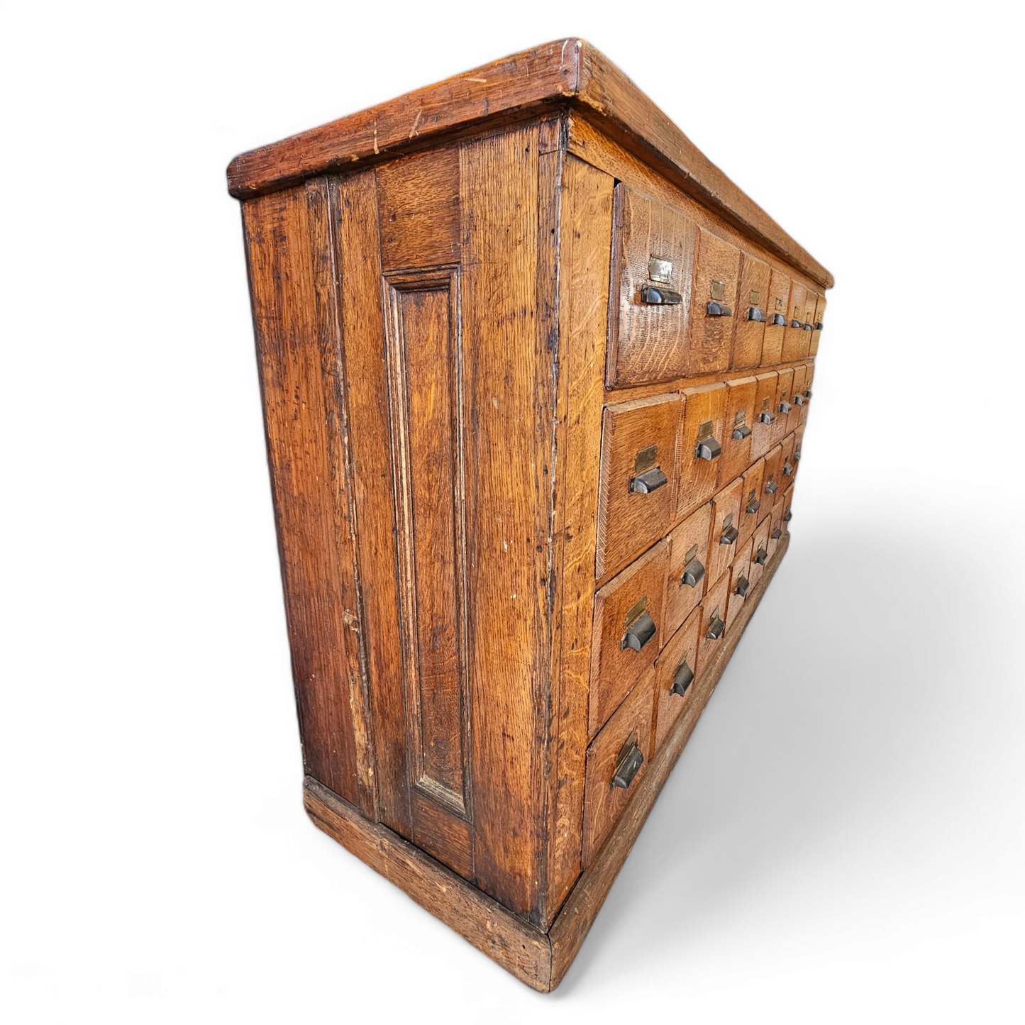 Late 19th Century Antique Apothecary or Hardware Store Cabinet