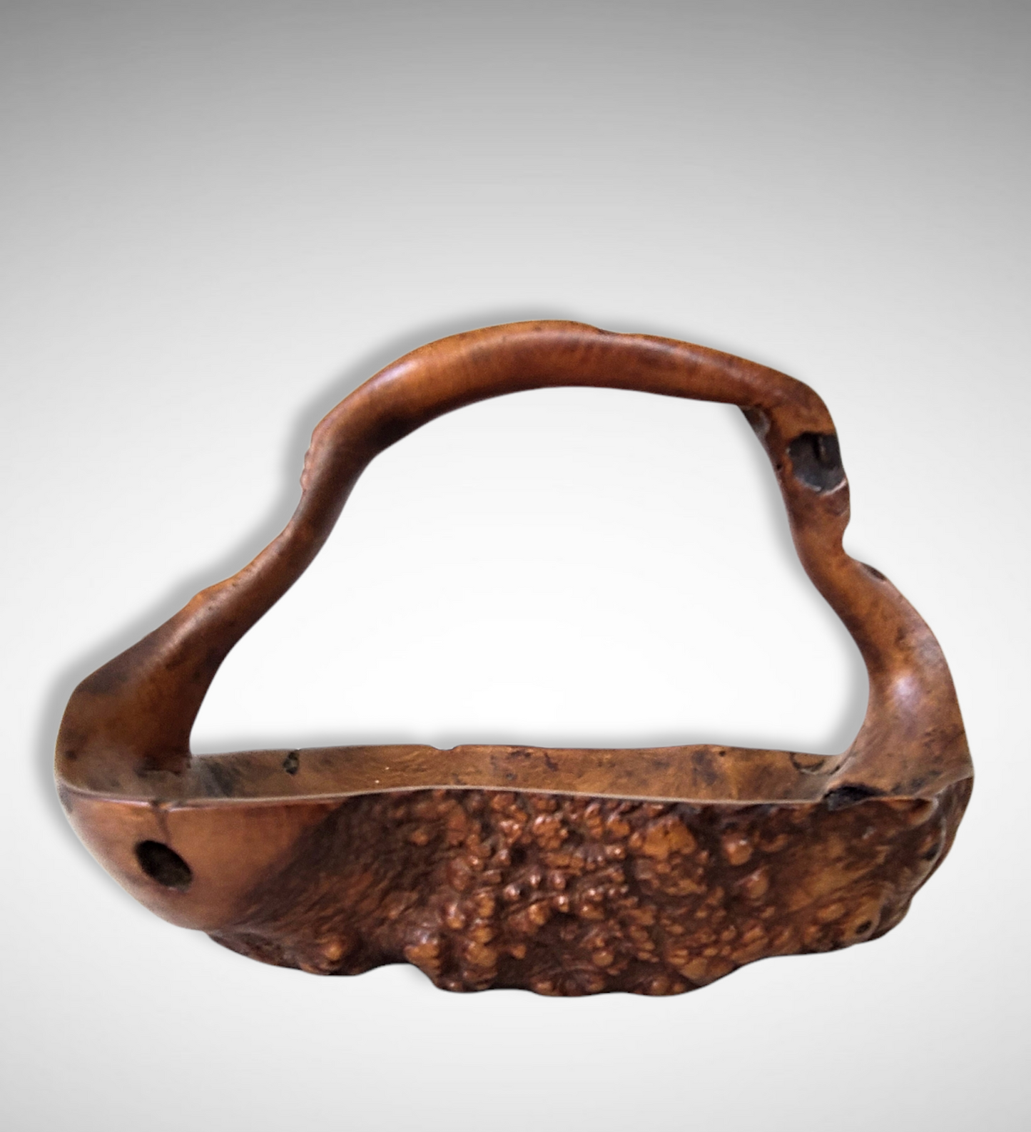 Japanese Meiji Period Burl Tray