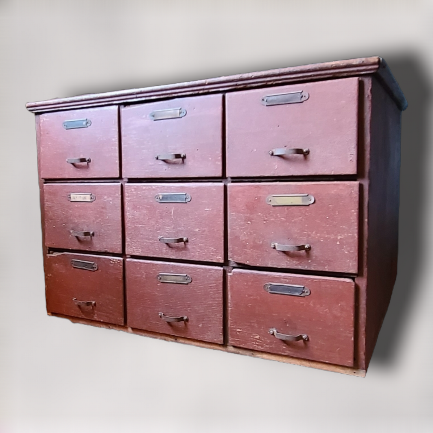 18 Drawer Hardware Store Fittings Cabinet